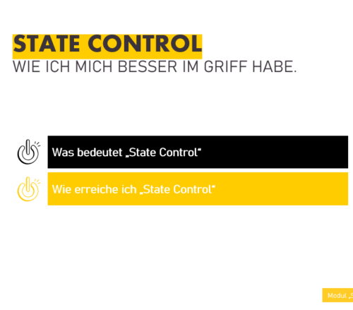 State Control (Ausschnitt aus dem Online-Kurs)